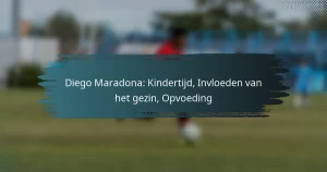 Diego Maradona: Kindertijd, Invloeden van het gezin, Opvoeding